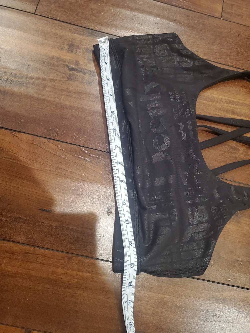 Lululemon Energy Bra Manifesto Size 8 20 Yr Foil Black - Picture 6 of 13